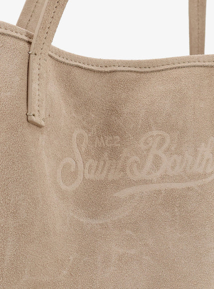 Mc2 Saint Barth City Bag Shoulder Bag In Suede