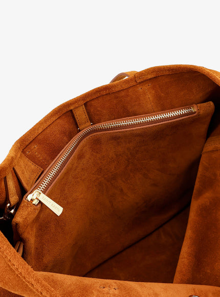 Mc2 Saint Barth City Bag Shoulder Bag In Suede