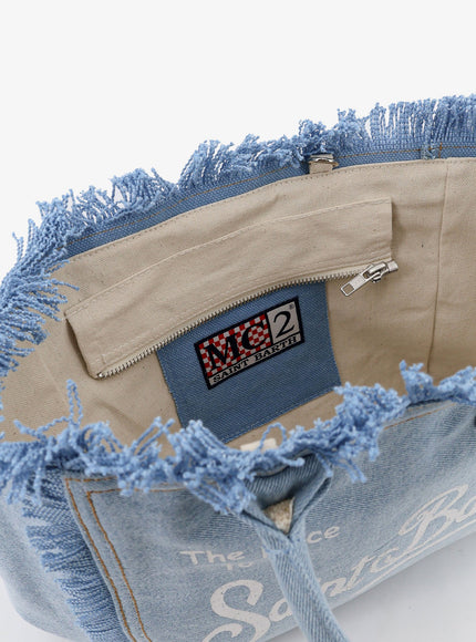 Mc2 Saint Barth Colette Handbag With Front Logo