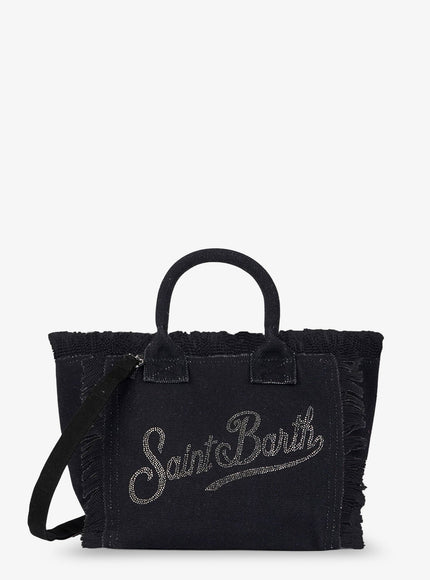 Mc2 Saint Barth Colette Handbag With Front Logo Uni Black