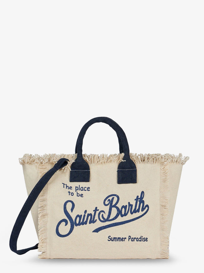 Mc2 Saint Barth Colette Handbag With Front Logo Uni White