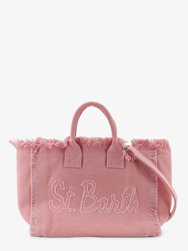Mc2 Saint Barth Colette Canvas Handbag With Front Logo
