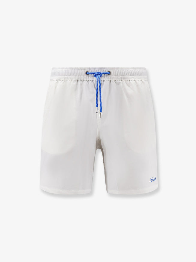 Mc2 Saint Barth Comfort Recycled Nylon Swim Boxer Shorts Black