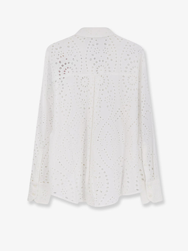 Mc2 Saint Barth Cristal Broderie Anglaise Embroidery Shirt