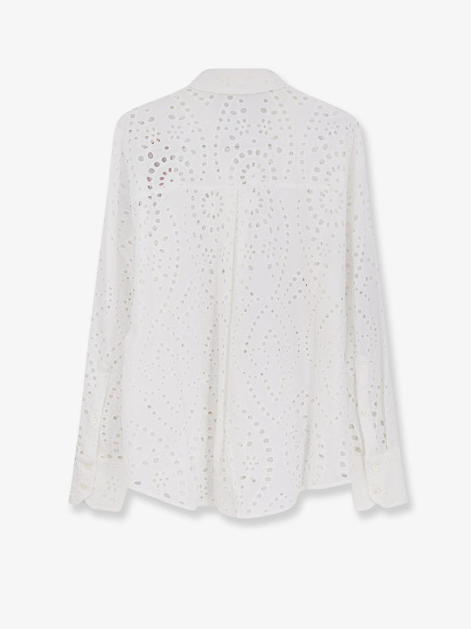 Mc2 Saint Barth Cristal Broderie Anglaise Embroidery Shirt