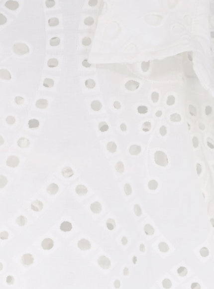 Mc2 Saint Barth Cristal Broderie Anglaise Embroidery Shirt