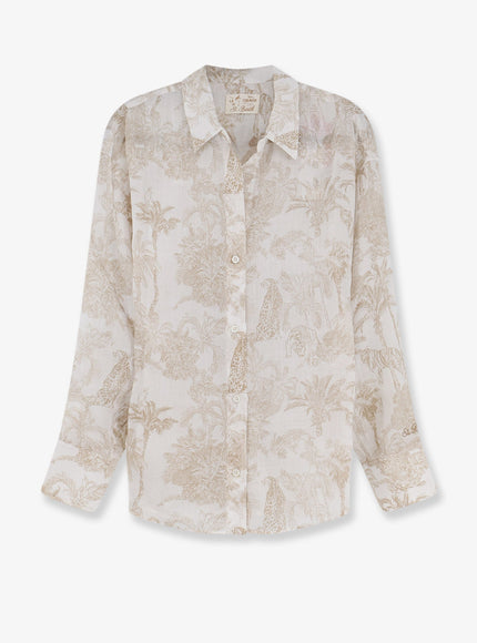 Mc2 Saint Barth Cristal Broderie Anglaise Embroidery Shirt Ramiejungleoceania