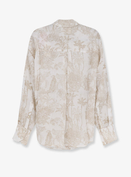 Mc2 Saint Barth Cristal Broderie Anglaise Embroidery Shirt