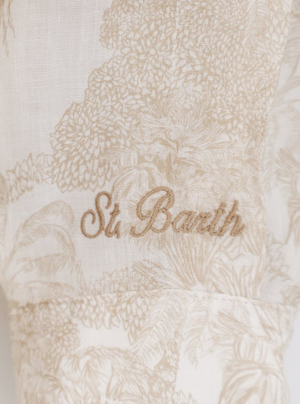 Mc2 Saint Barth Cristal Broderie Anglaise Embroidery Shirt
