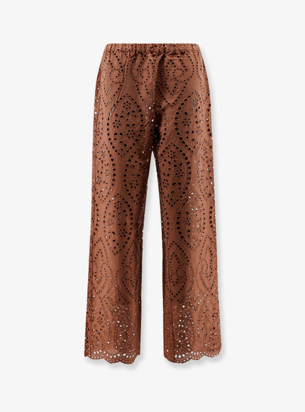 Mc2 Saint Barth Inez Sangallo Lace Trousers Linewave