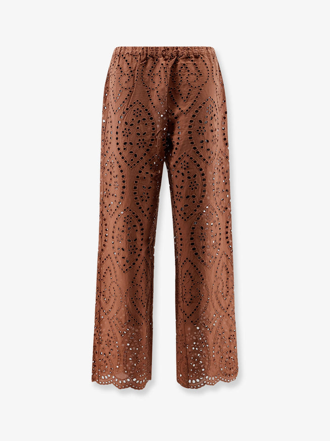 Mc2 Saint Barth Inez Sangallo Lace Trousers Linewave