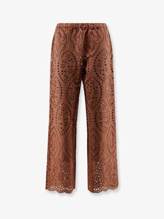 Mc2 Saint Barth Inez Sangallo Lace Trousers Linewave