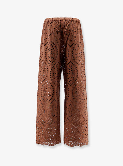 Mc2 Saint Barth Inez Sangallo Lace Trousers