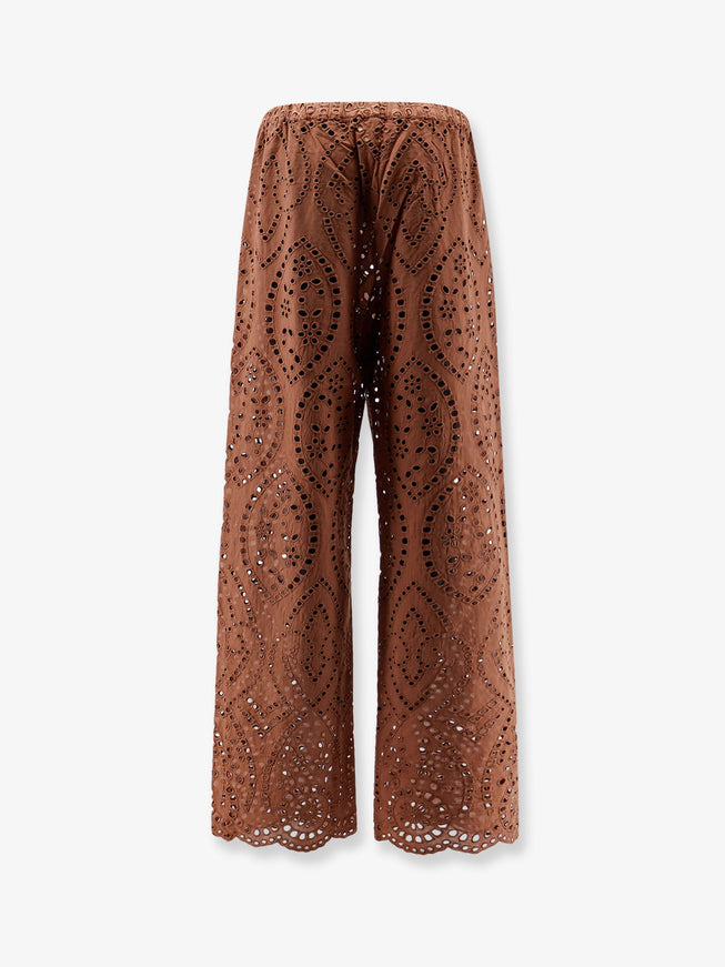 Mc2 Saint Barth Inez Sangallo Lace Trousers