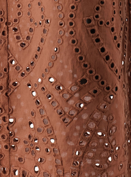 Mc2 Saint Barth Inez Sangallo Lace Trousers