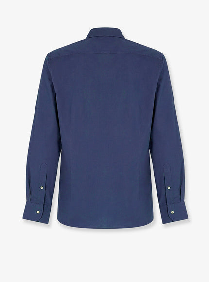 Mc2 Saint Barth Ice Cotton Shirt With Embroidered Logo On The Front