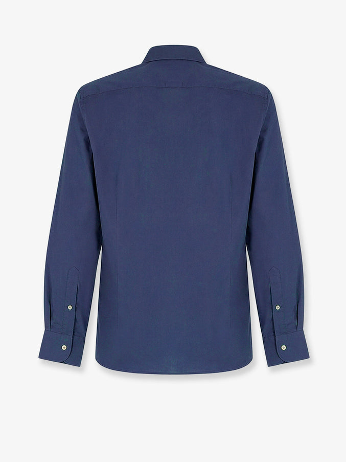 Mc2 Saint Barth Ice Cotton Shirt With Embroidered Logo On The Front