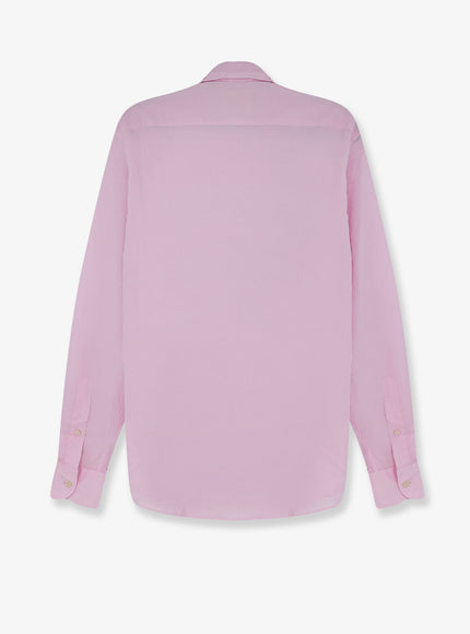 Mc2 Saint Barth Ice Cotton Shirt With Embroidered Logo On The Front