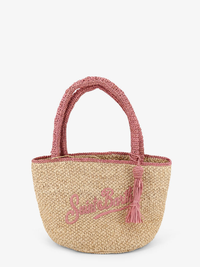 Mc2 Saint Barth Marcy Raffia Handbag Uni Beige