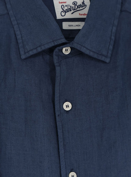 Mc2 Saint Barth Raphael Linen Shirt