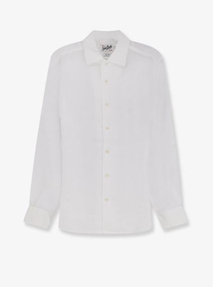 Mc2 Saint Barth Raphael Linen Shirt White