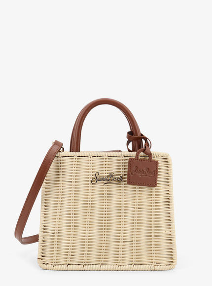 Mc2 Saint Barth Shop Bag Mini Crossbody Bag Uni Straw