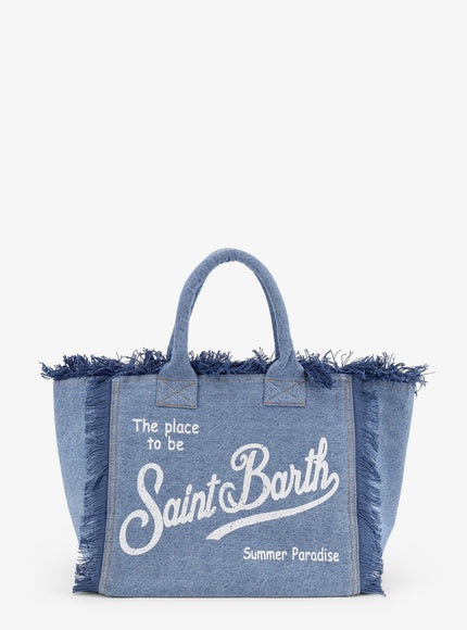 Mc2 Saint Barth Vanity Denim Shoulder Bag