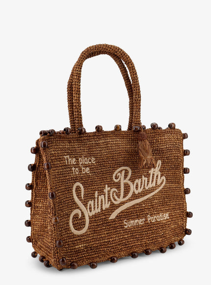 Mc2 Saint Barth Vanity Raffia Shoulder Bag
