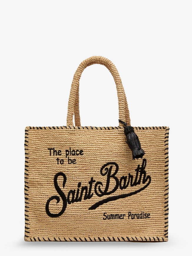 Mc2 Saint Barth Vanity Raffia Shoulder Bag Uni Beige