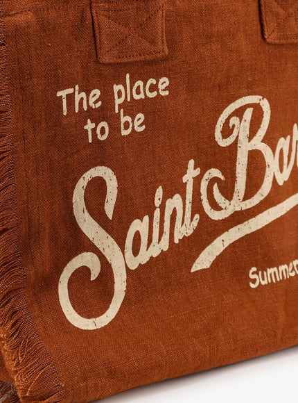 Mc2 Saint Barth Vanity Linen Shoulder Bag