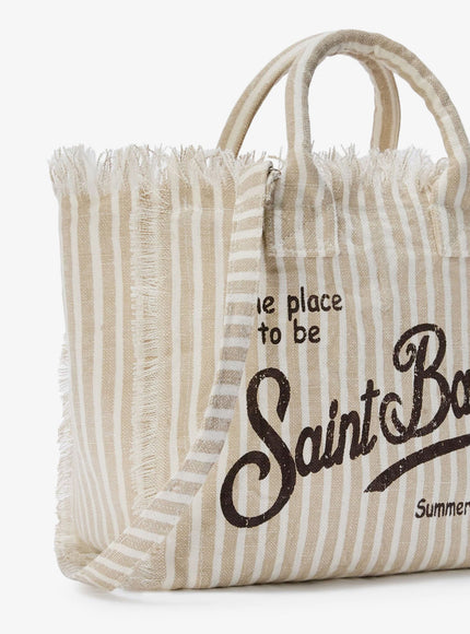 Mc2 Saint Barth Vanity Linen Shoulder Bag