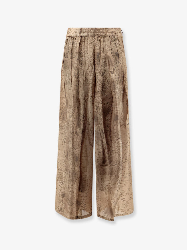 Mes Demoiselles Silk Trousers Snake