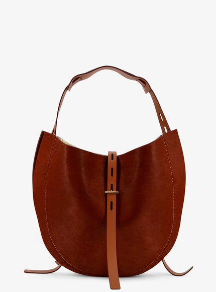 Minobossi Liz Pony Skin Shoulder Bag Uni Cuoio