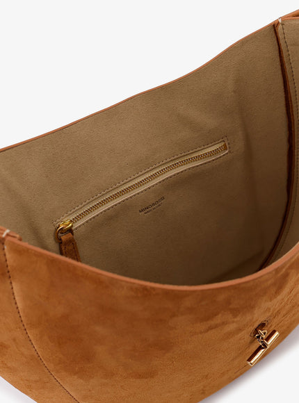 Minobossi Suede Crossbody Bag