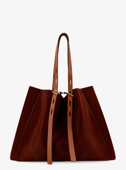 Minobossi Paula Pony Skin Shoulder Bag Uni Cuoio