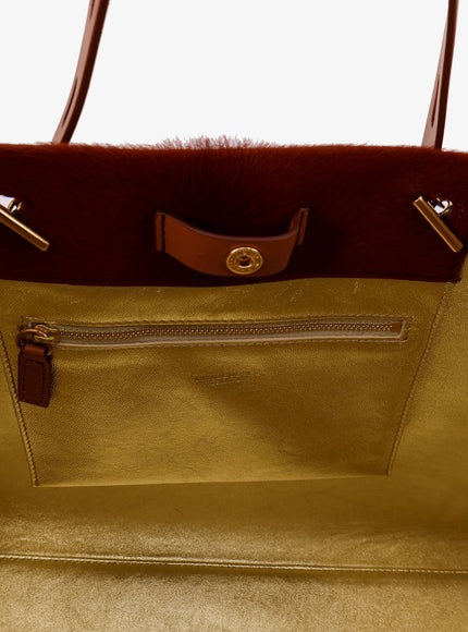 Minobossi Paula Pony Skin Shoulder Bag