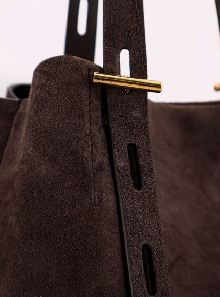 Minobossi Paula Suede Shoulder Bag