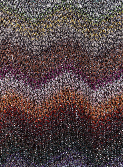 Missoni Short Knitted Dress With All-Over Sequins