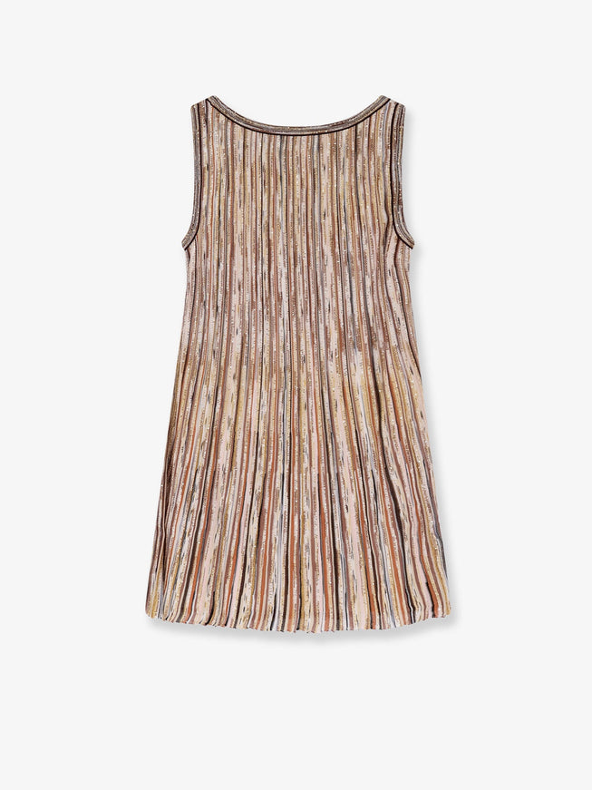 Missoni Short Viscose Blend Dress With All-Over Sequins