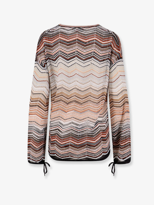 Missoni Multicolor Viscose And Metallic Fiber Sweater