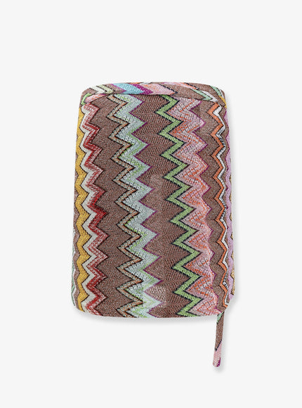 Missoni Lurex Skirt With Iconic Multicolor Motif