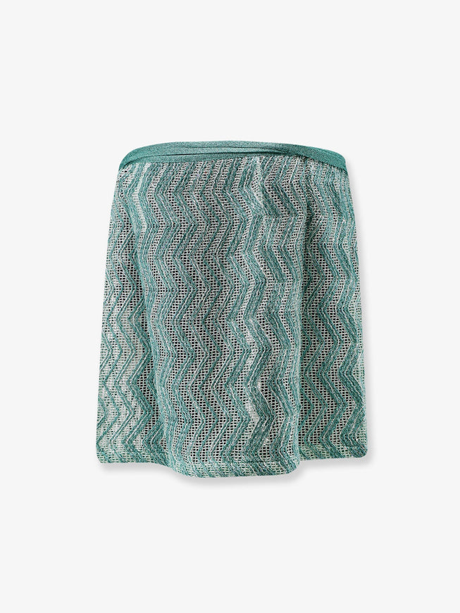 Missoni Viscose Blend And Sequin Mini Skirt