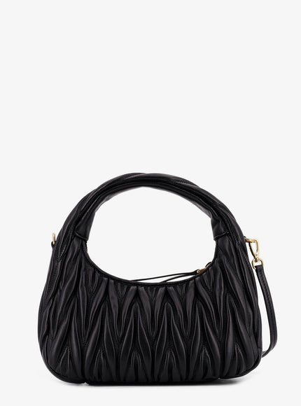 Miu Miu Wander Matelassé Suede Shoulder Bag