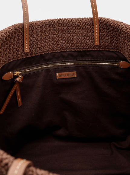 Miu Miu Crochet Shopping Bag