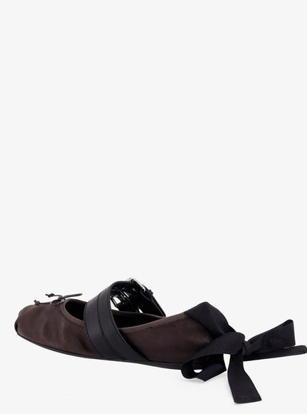 Miu Miu Leather Ballerinas