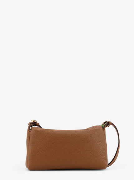 Miu Miu Leather Crossbody Bag With Logo On The Front
