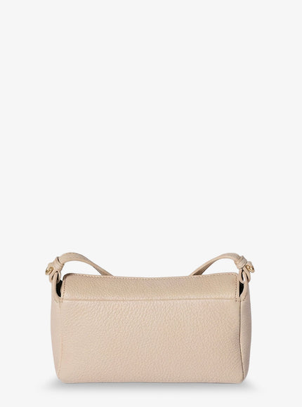 Miu Miu Leather Crossbody Bag With Logo On The Front