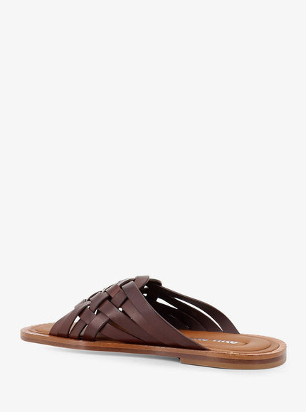 Miu Miu Leather Sandals