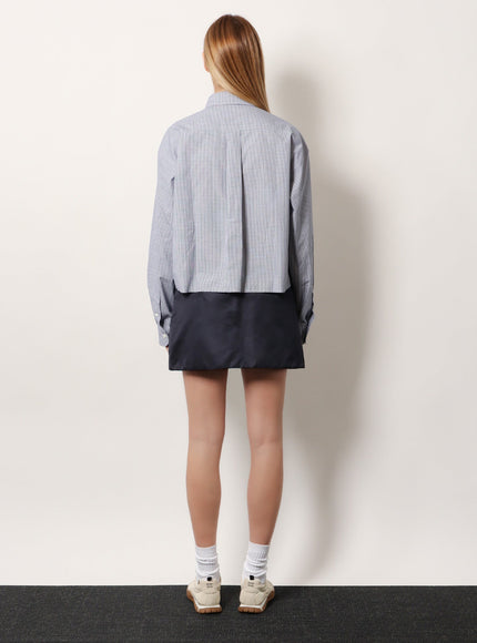 Miu Miu Pin Check Cotton Shirt