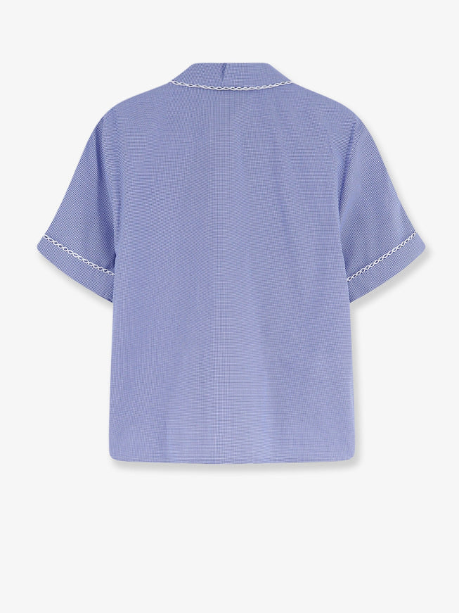 Miu Miu Vichy Cotton Shirt